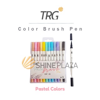 Color Brush Pen Pastel 12 Warna - Pena Kuas Warna TRG CBP-02