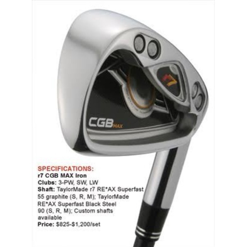 Taylormade r7 cgb max