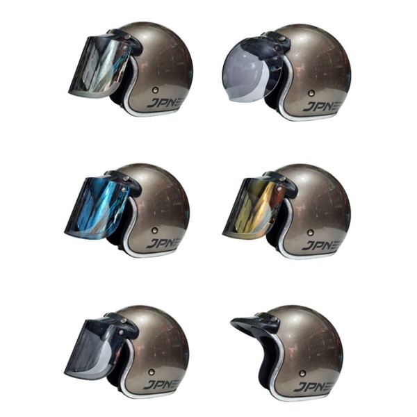 Helm JPN Abu Granito Glossy List Chrome