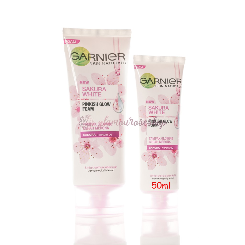 ❤️Glamouroseshop❤️ Garnier Sakura White Whip Foam 100ml