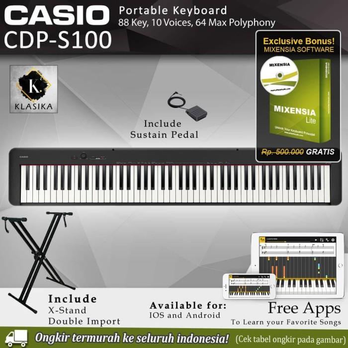 Casio CDP S100 / Casio CDP S 100 Slim Digital Piano Garansi Resmi Kualitas Terbaik