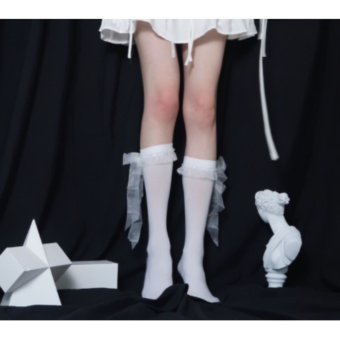 ST-17 Kaos Kaki STOKING TRANSPARAN PITA Lucu Cosplay Lolita Cute Sekolah