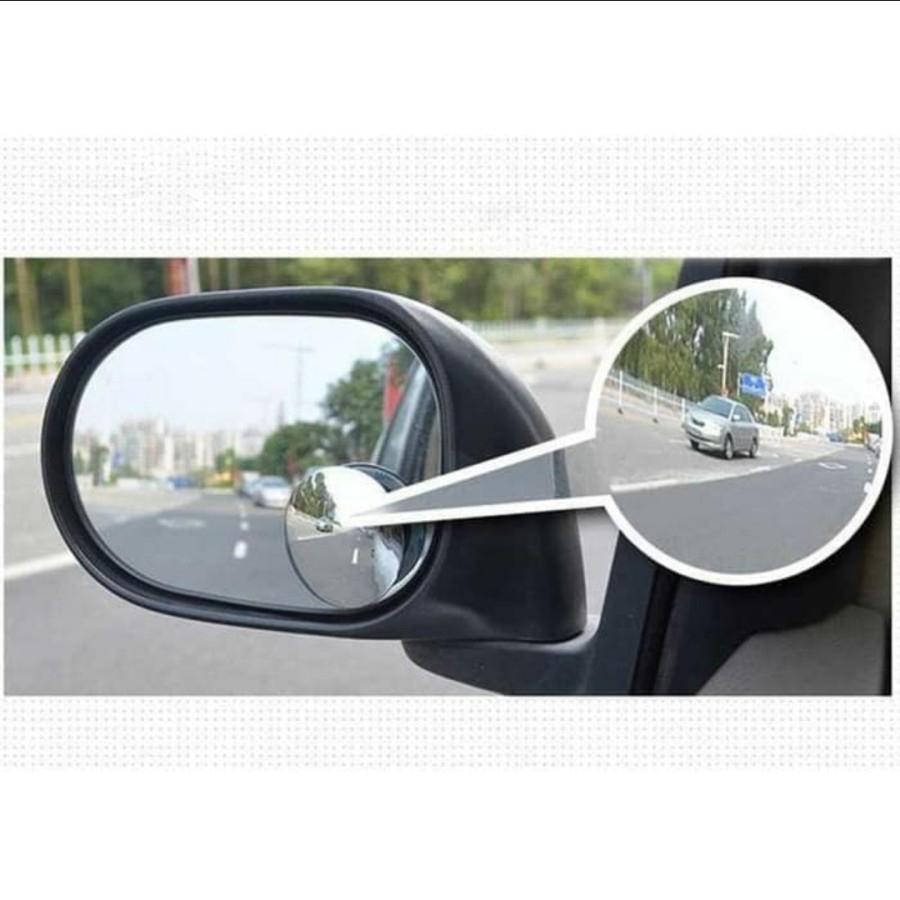 2 Pcs Kaca Blindspot Mobil Tambahan 360 Adjustable Premium 3R