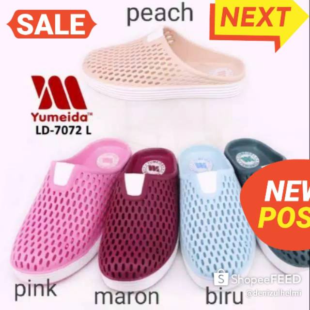 Sandal sepatu karet wanita yumeida LD-7072