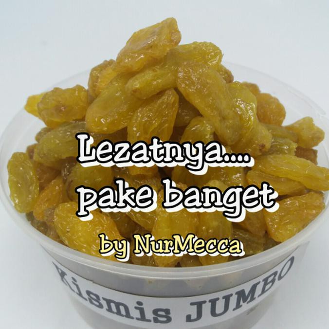 

Oleh-oleh Haji Kismis Jumbo 500 gr Anggur Manis Tanpa Biji Cemilan Sehat