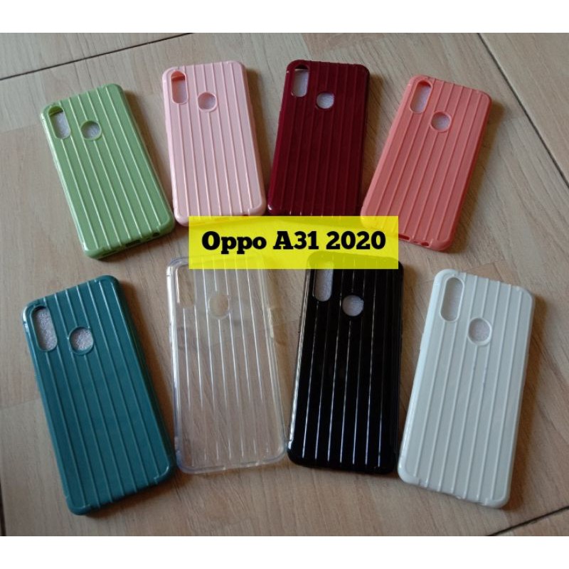 TERLARIS SOFTCASE KOPER CASE OPPO A31 2020 MOTIF WARNA WARNI