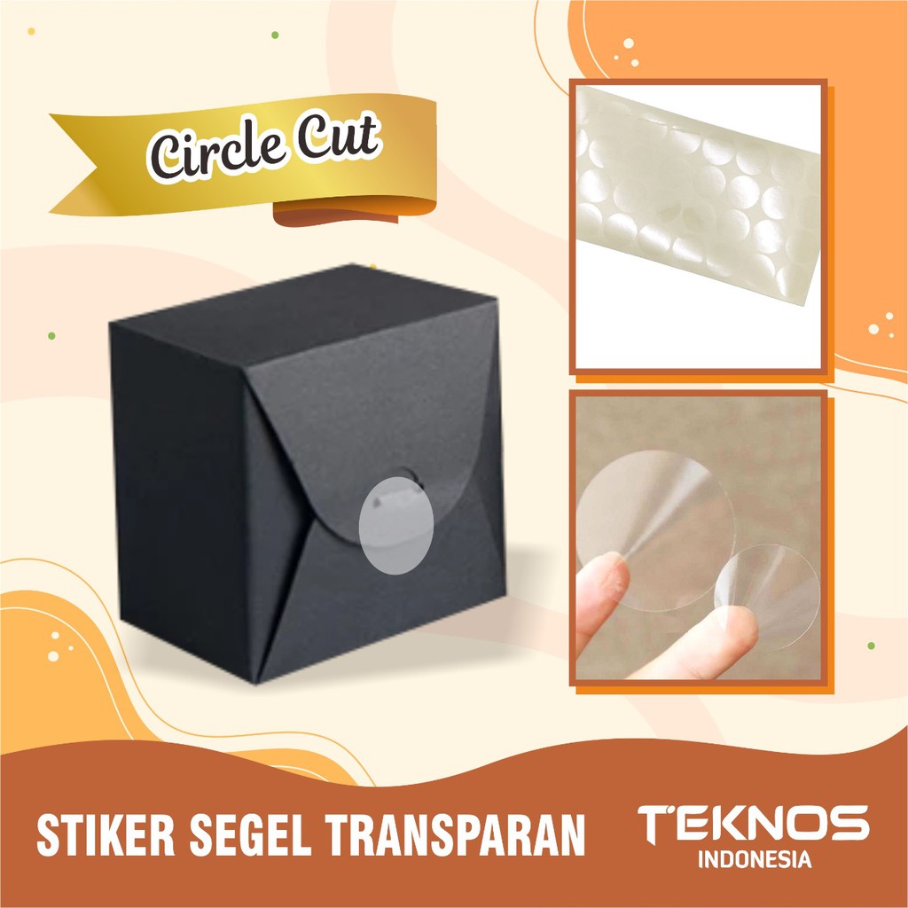 

STIKER SEGEL TRANSPARAN -VINYL PUTIH SECURE PACKAGING