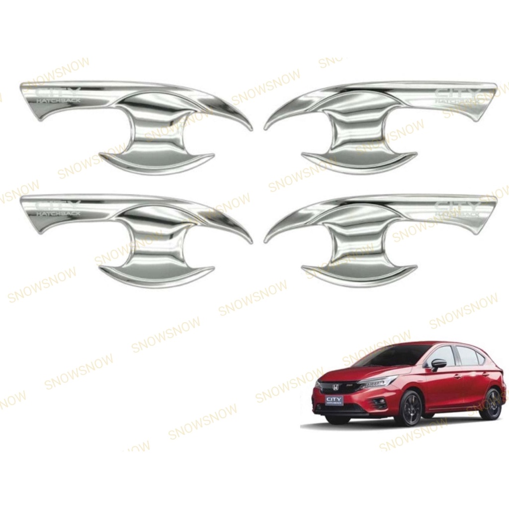 Cover Outer Mangkok City Hatchback 2021 Hitam Chrome