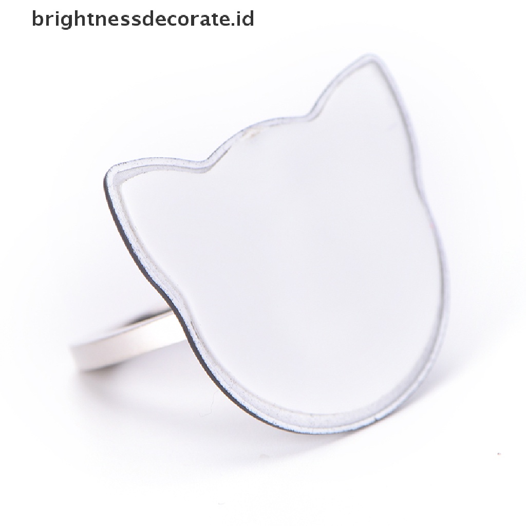 (Birth) Ring Stand Holder Bentuk Kucing Rotasi 360 Derajat Untuk Iphone (Id)