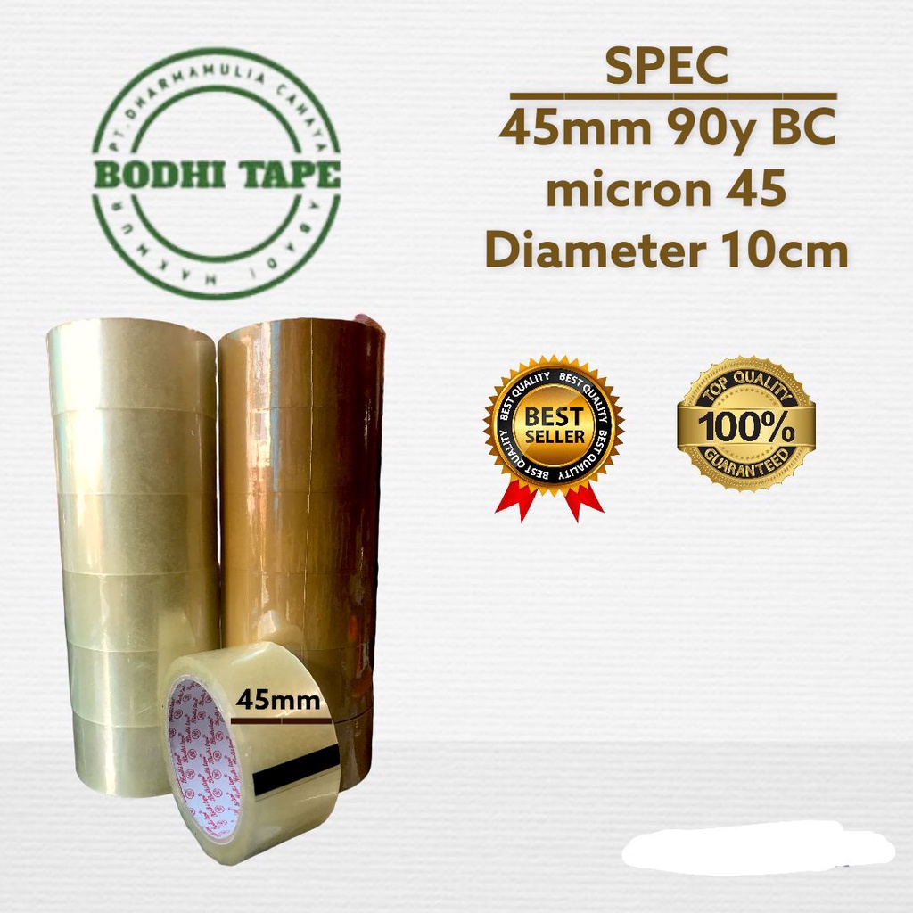 

Lakban Bodhi tape 45mm 90Yard bc sedus
