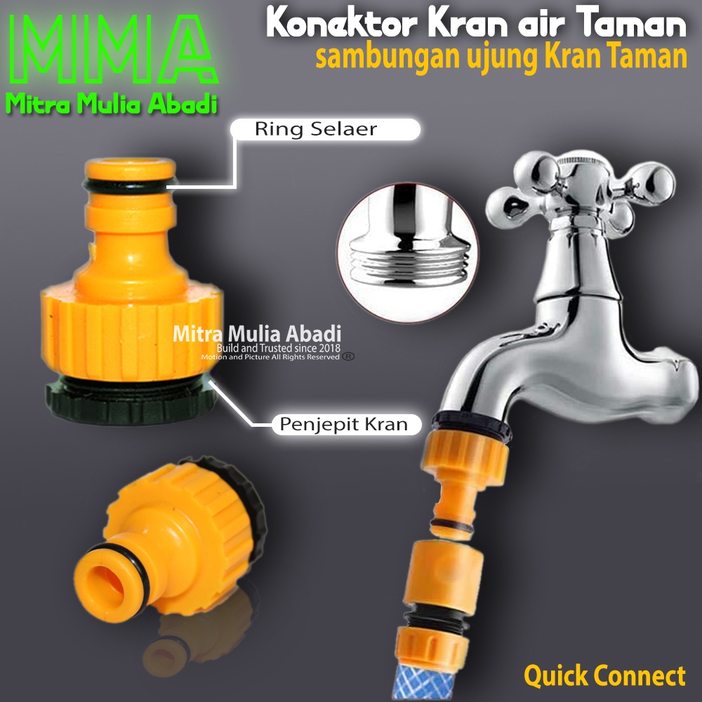 Sambungan Selang Kran Air 1/2 Inch - 5/8 Inch I Konektor Selang / Kran