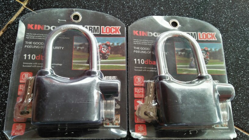 Gembok Alarm Anti Maling Kinbar Original Ontime Shop