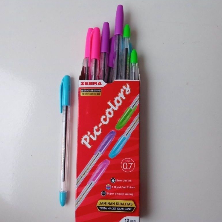 

ZEBRA Bolpen Pic Candy Hitam ( 1pcs )