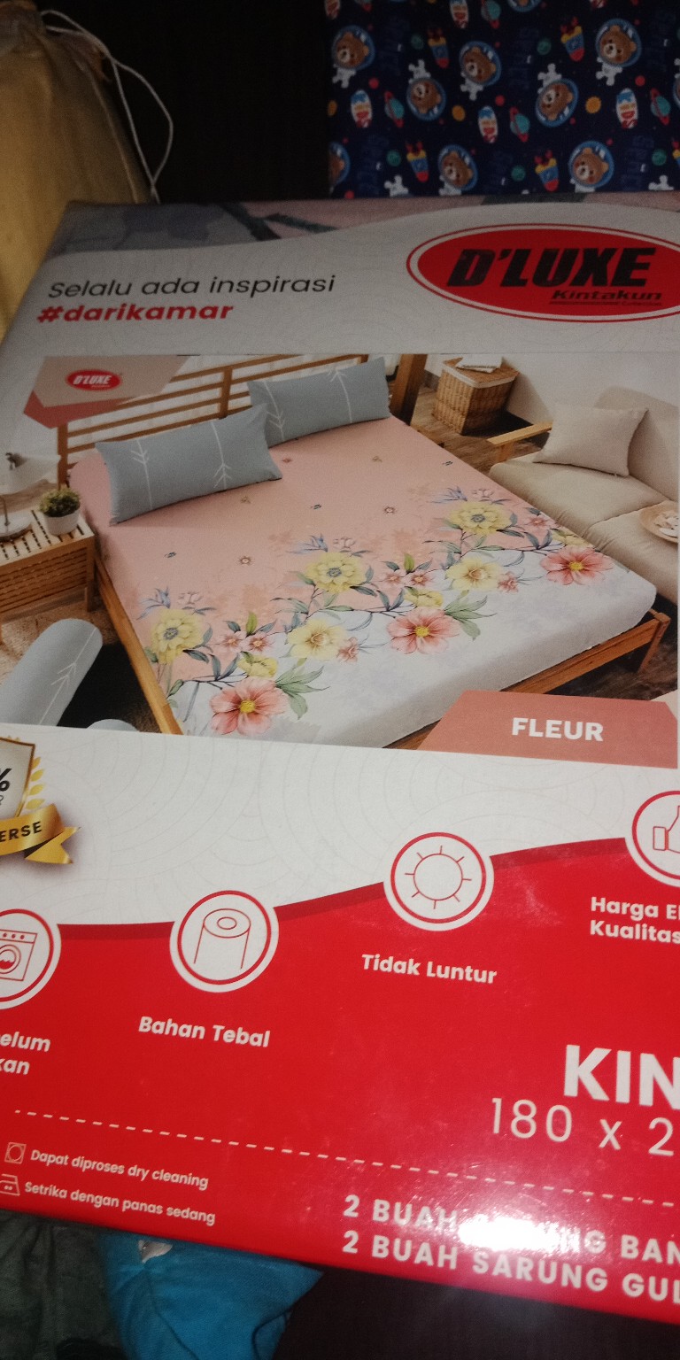 Sprei Kintakun 160 & 180 Meiko/elka/tiana/scarlet/cameron/florntine/carinna/crimson/mariani