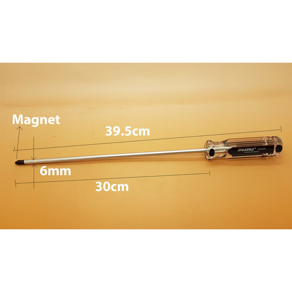 Obeng 39.5cm mata PLUS ( + ) di lapisi oleh magnet