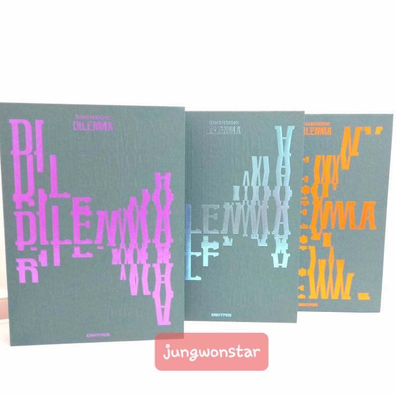 [LIMITED] OFFICIAL ALBUM ONLY ENHYPEN DIMENSION DILEMMA SEALED HEESEUNG JAY SUNGHOON SUNOO NI-KI NIK