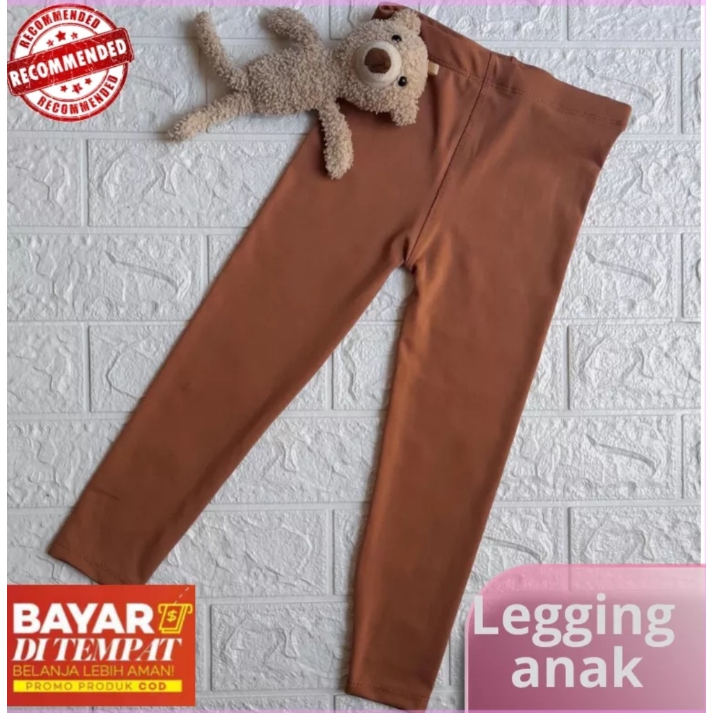 Legging Anak Panjang Full Colour 4 tahun - 13 tahun | Legging Anak Polos | LEGGING ANAK MURAH / LEGGING POLOS LUCU USIA 4-13TH (COD)