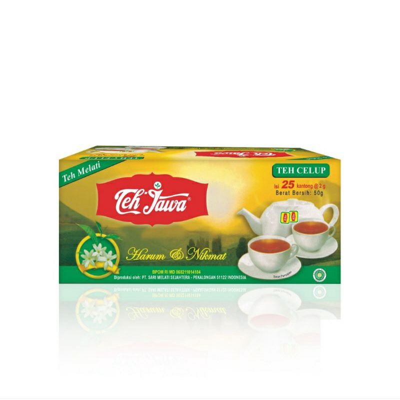 

Black tea jawa celup Bunga melati murah25 x 2 gr