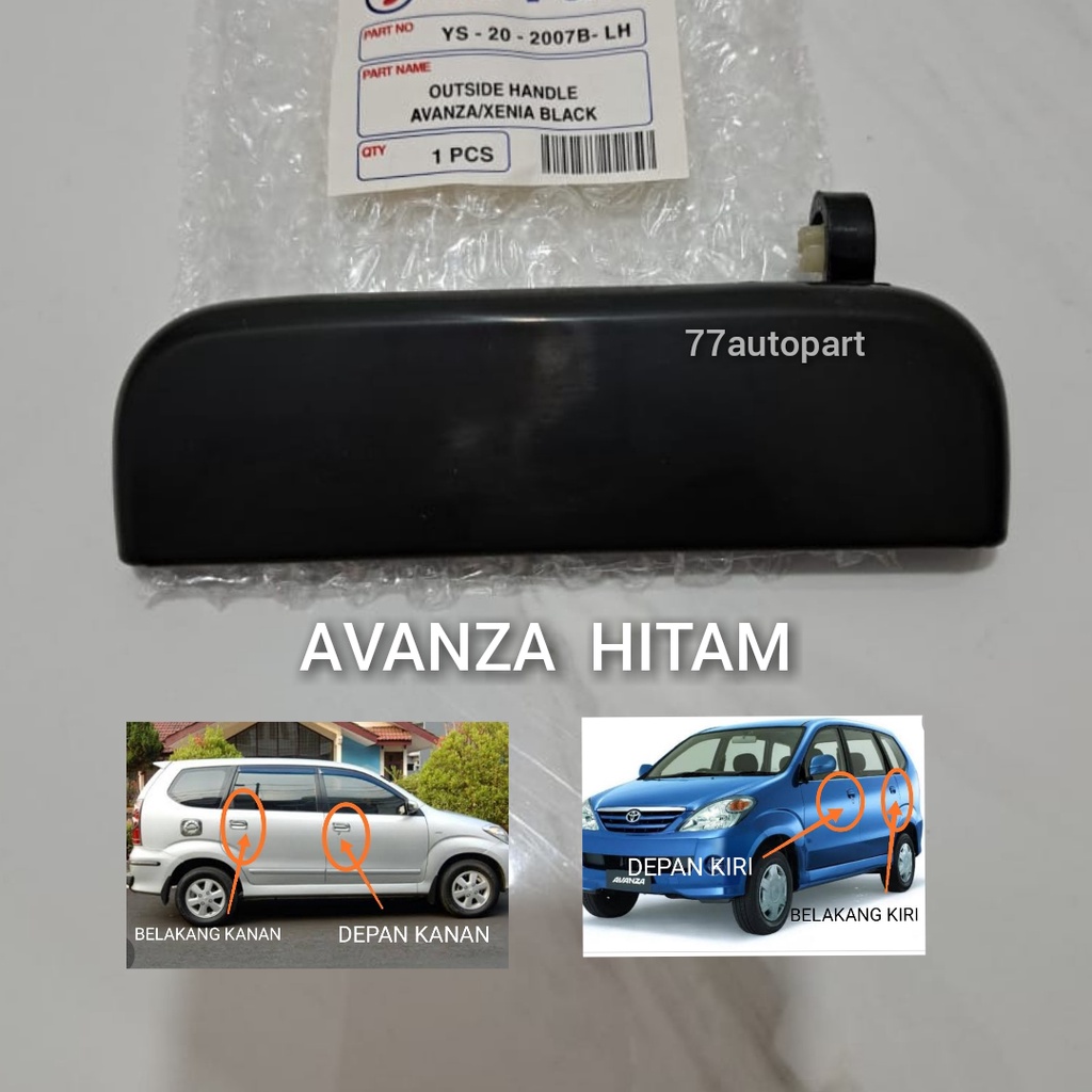 handle luar avanza xenia 2004 sampai 2011/bukaan pintu xenia avanza lama