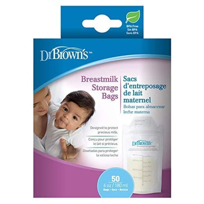 Dr Brown's Breastmilk Storage Bags 180ml