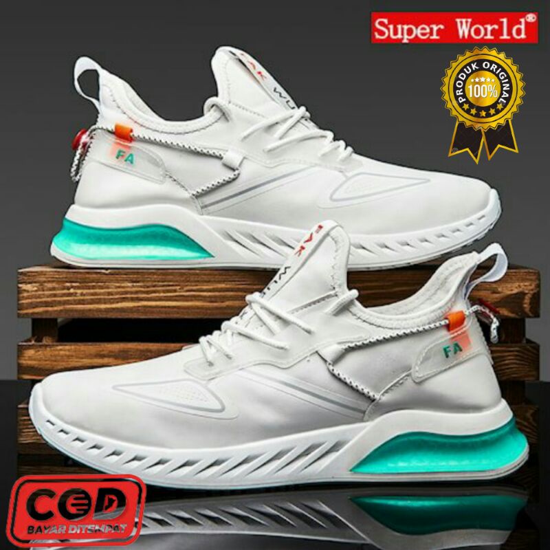 Sepatu Sneakers Fashion Pria Kasual Berkualitas - Sneaker FAX WUDEX - Cassual Shoes Kekinian