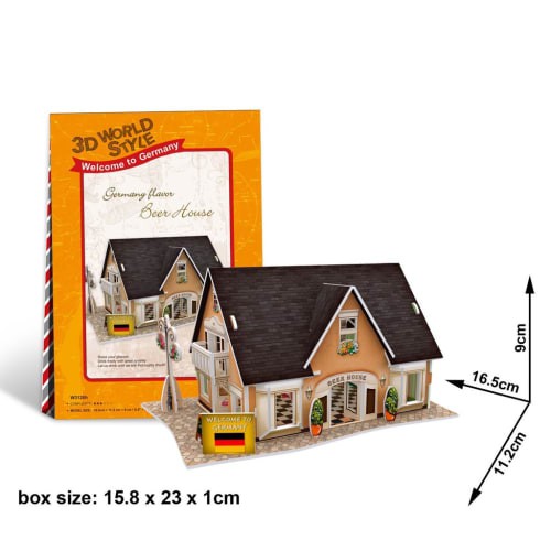 Cubicfun - Cubic Fun - 3D Puzzle World Style - Prakarya Sekolah - DIY - Bangunan Terkenal