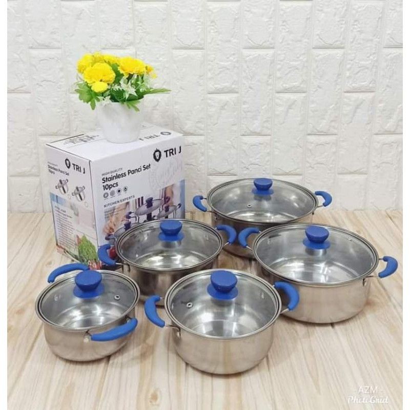 PANCI SET TRI-J TUTUP KACA