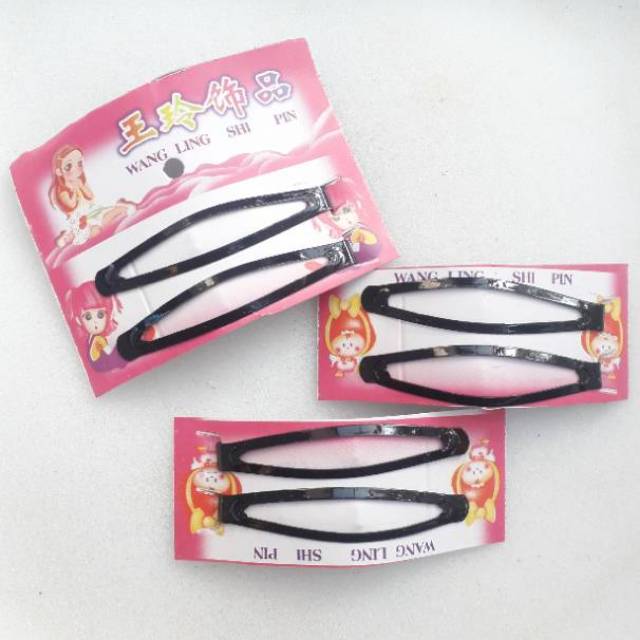 Jepit seng warna hitam