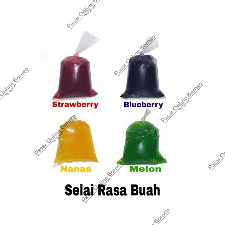 Selai Curah Rasa Lemon Strawberry Nanas Coklat Semua Rasa All Varian Rasa 500 Gram