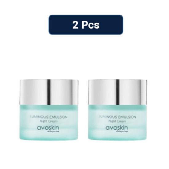 Avoskin Luminous Emulsion Night Cream 2 Pcs