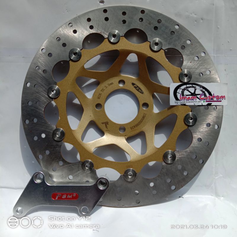 Piringan Cakram PSM 320mm Supra X 125 / Kharisma Cekung Stok lawas