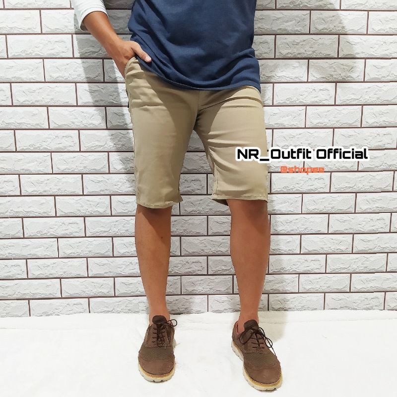 Celana Chino Pria Slim Fit Skinny Cowok Cinos Zaraman Pendek Size 29-38 NR_Outfit Official COD