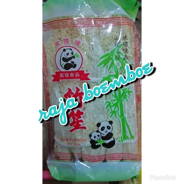 Cuk sang Cuksang cap panda/Bamboo Fungus/Jamur