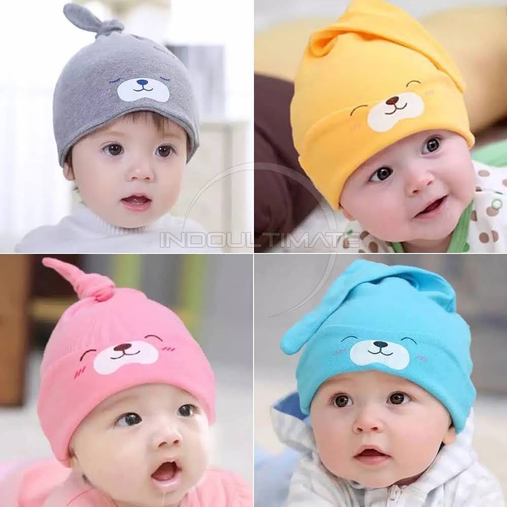 Topi Anak Baby Hat New Born Pelindung Kepala Bayi Perlengkapan Bayi Perlengkapan Anak  BH-098