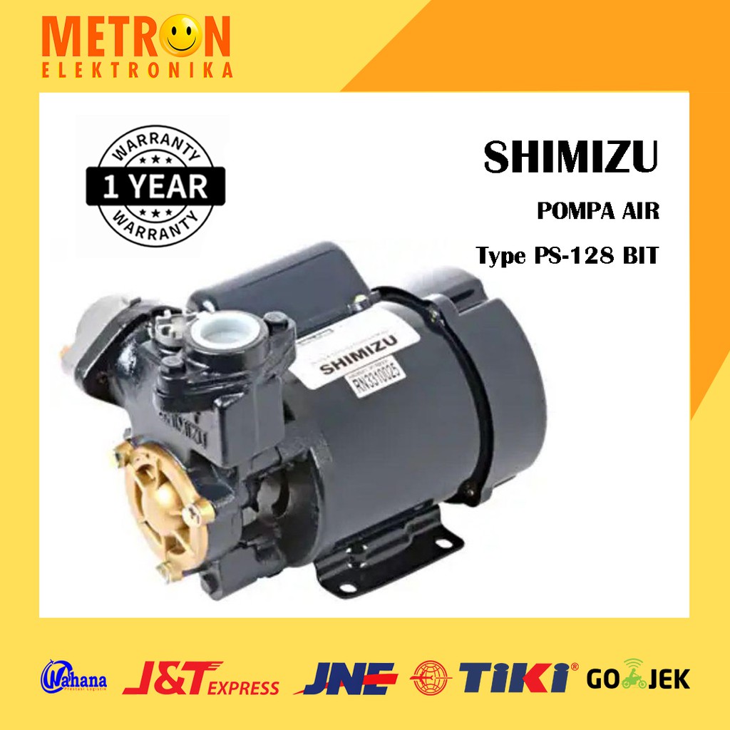 SHIMIZU PS 128 BIT SHALLOW WELL PUMP NON AUTO / WATER PUMP / POMPA AIR / PS128BIT