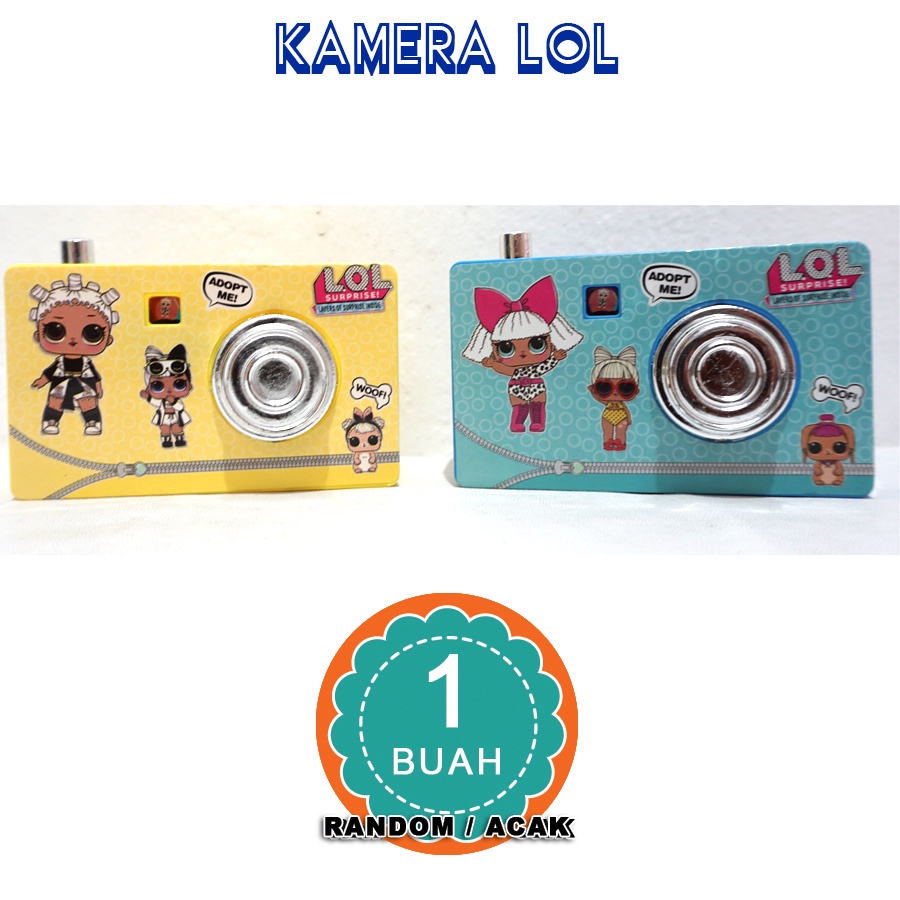 Mainan anak kamera LOL mini SATUAN 1 buah - Kamera LOL mini Satuan