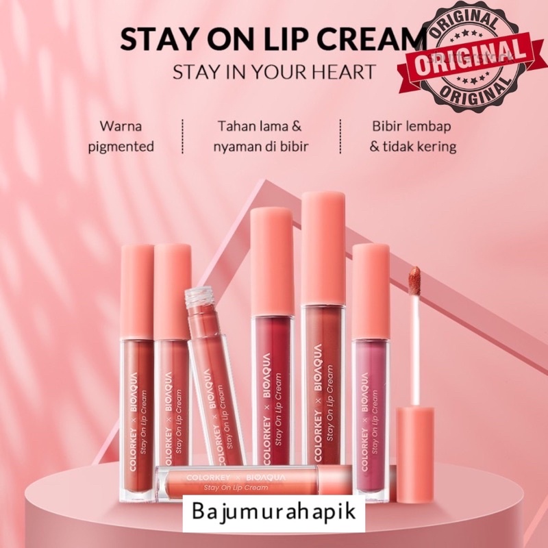 Bioaqua Stay On Lip Cream Matte