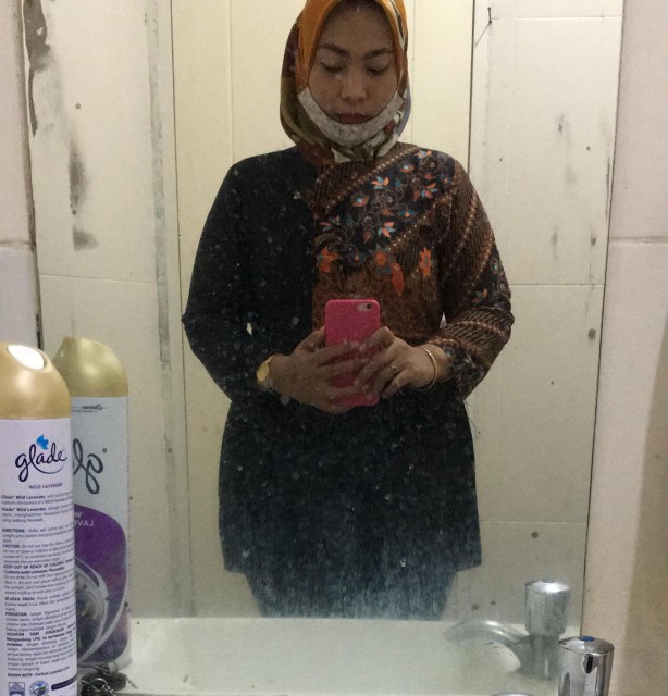 Batik Tunik Shibori Jumputan Terbaru Size M-xl/ Hrb026 Yelbor Navbor / Biru Putih / Original Bel