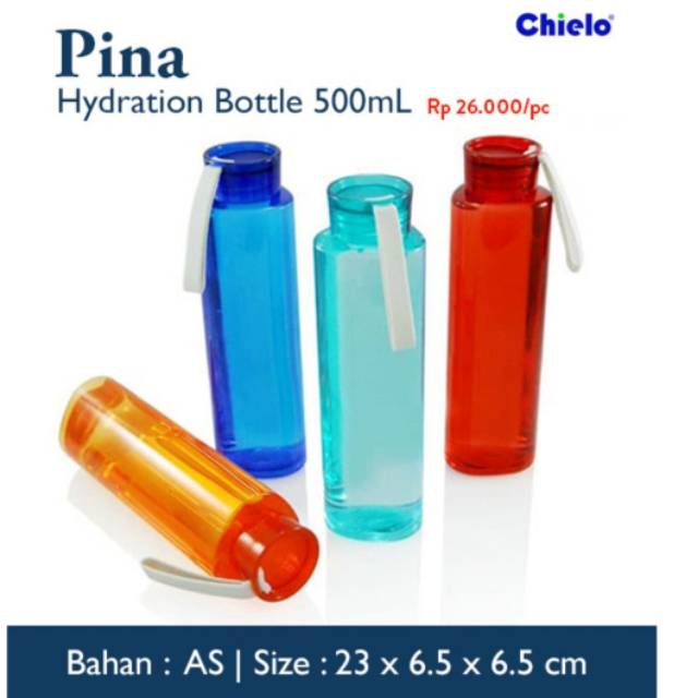 Jual Pina Hydration Water Bottle Chielo New Shopee Indonesia 6486