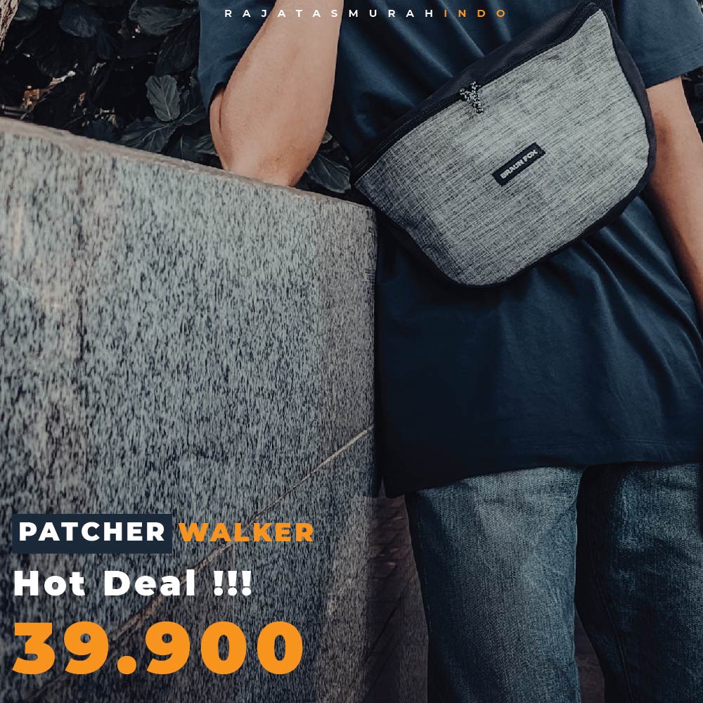 Braun Fox Patcher Walker - Tas Selempang Cowo Hits