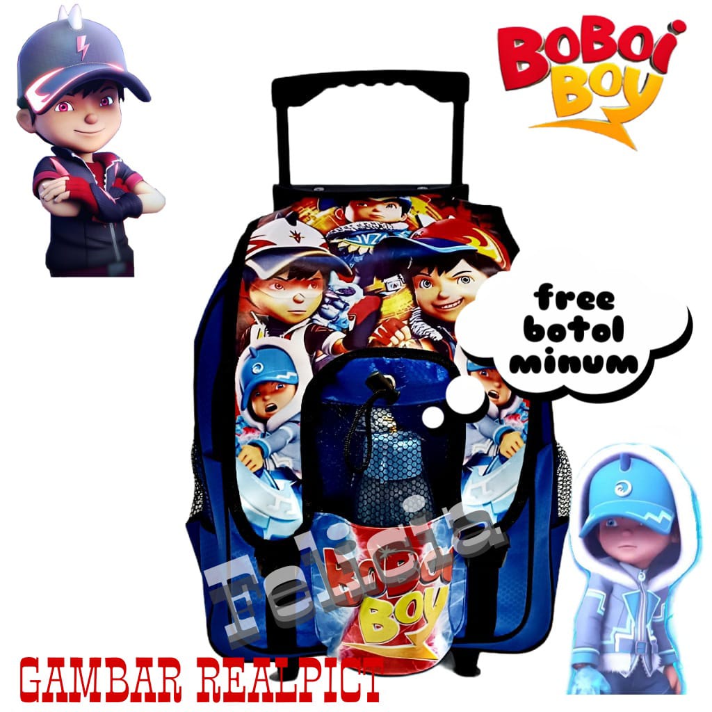 Tas Ransel Troli Anak Laki Laki BBB Hero Ransel Sekolah Anak Paud TK SD