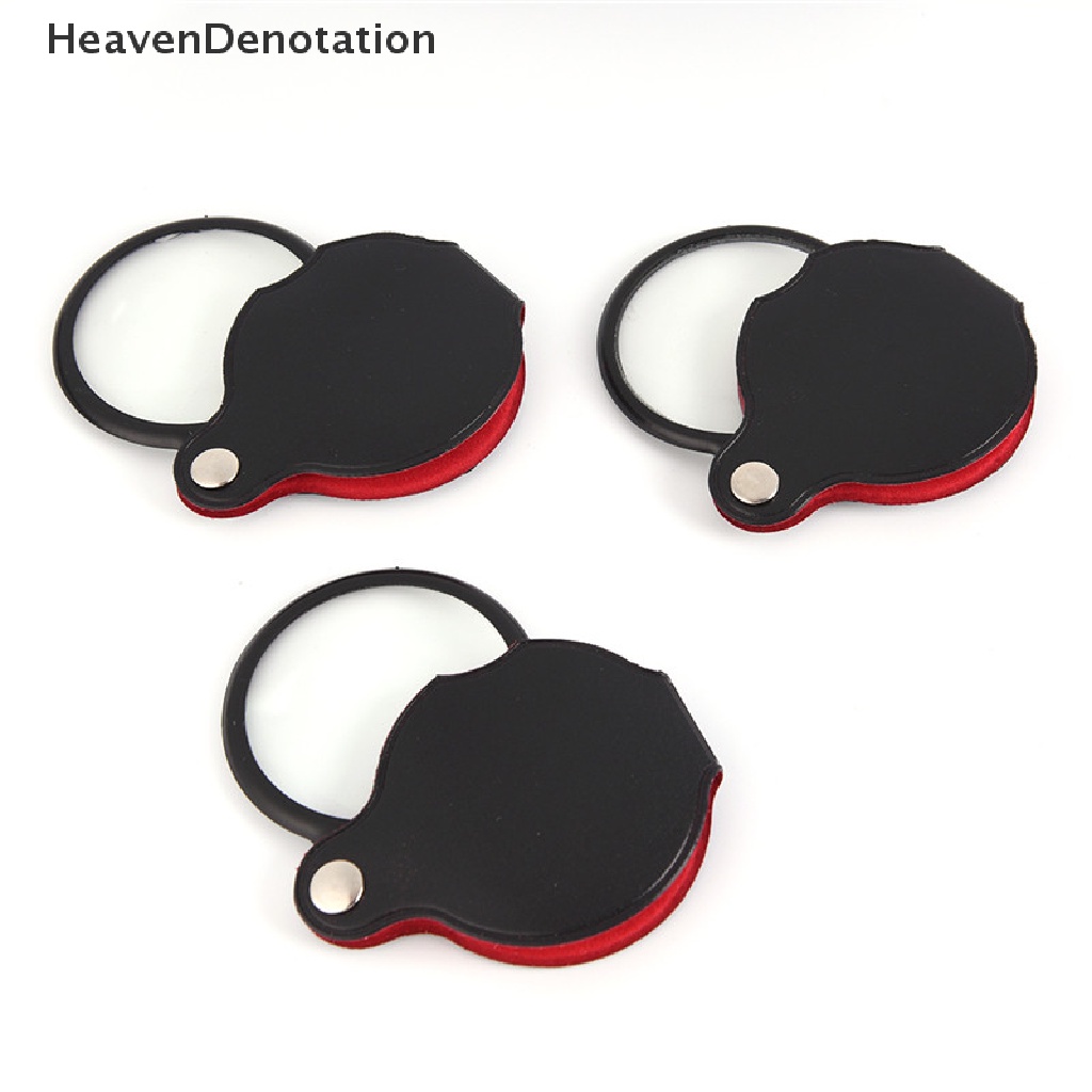 [HeavenDenotation] Pop Folding 10X Mini Pocket Jewelry Magnifier Magnifying Eye Glass Loupe Lens A+