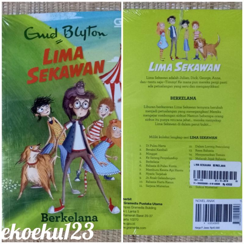 Novel Lima Sekawan 1 Enid Blyton Shopee Indonesia