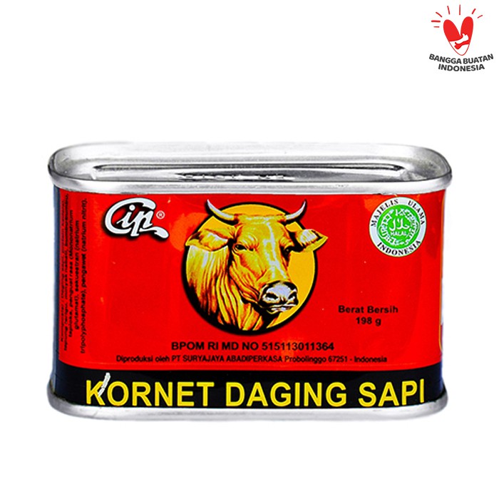 CIP Kornet Daging Sapi / Corned Beef 198g