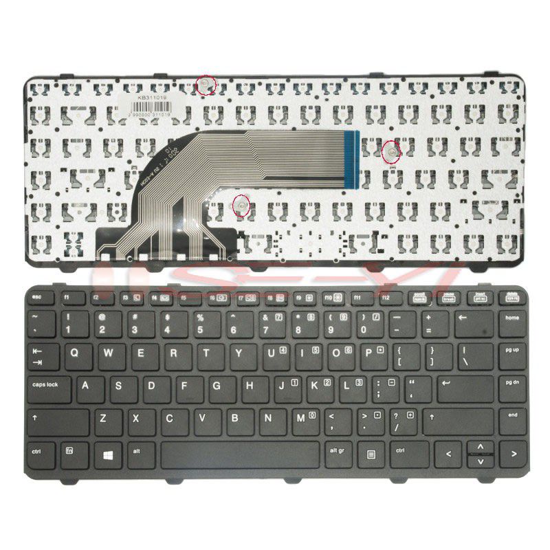 KEYBOARD HP PROBOOK 430 G2 440 G0 440 G1 440 G2 445 G1 445 G2 640 G1 639396-001 711588-001 NSK-CP0SW