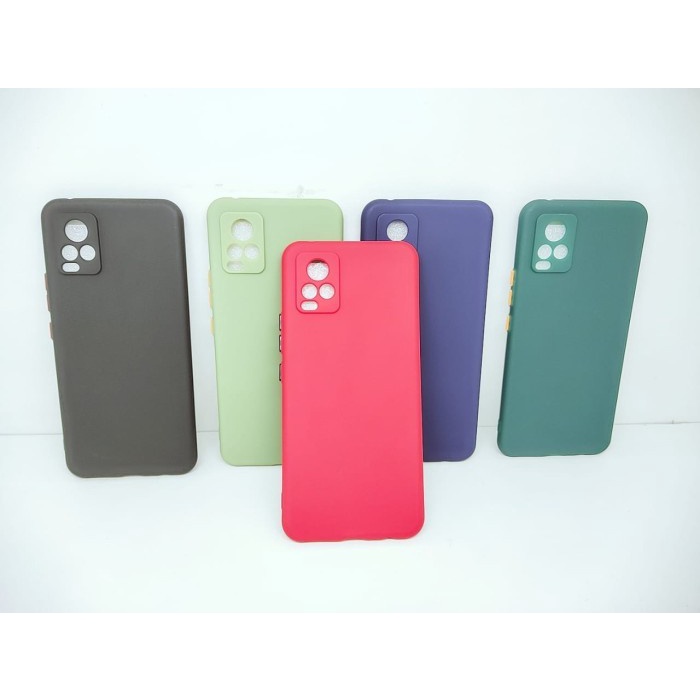 NEW VIVO V21 4G V21 5G Y51 Y51A A V20 V20SE V20 SE CASE SOFTCASE CANDY FULL COLOUR PROTECT CAMERA, CANDY CASE