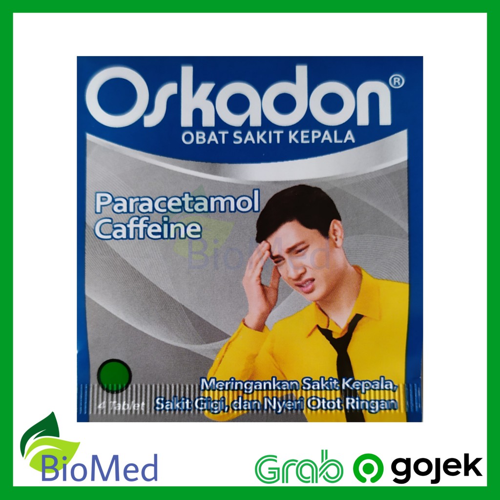 OSKADON TABLET - Obat Pusing Sakit Kepala Nyeri Sendi