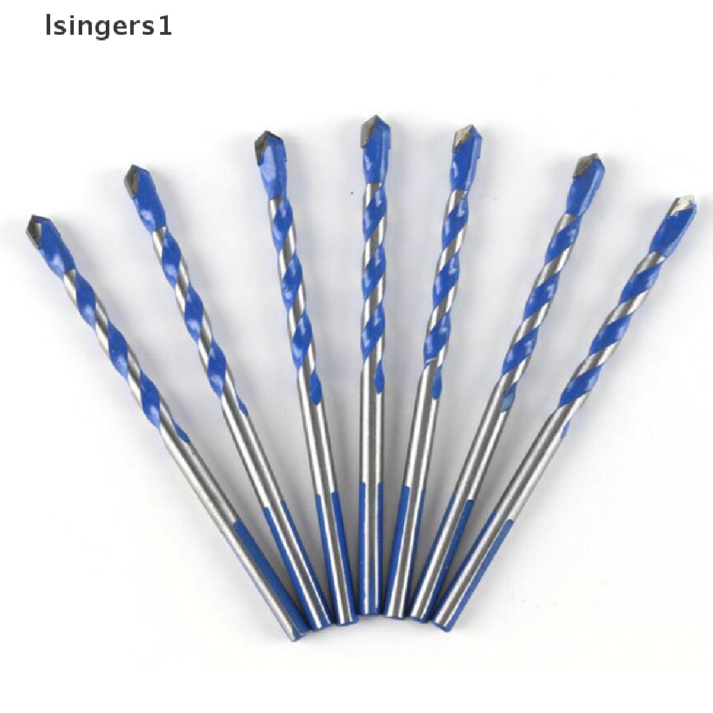 (lsingers1) 1pc Mata Bor Twist Spade Multifungsi 3mm Ke 12mm Warna Biru