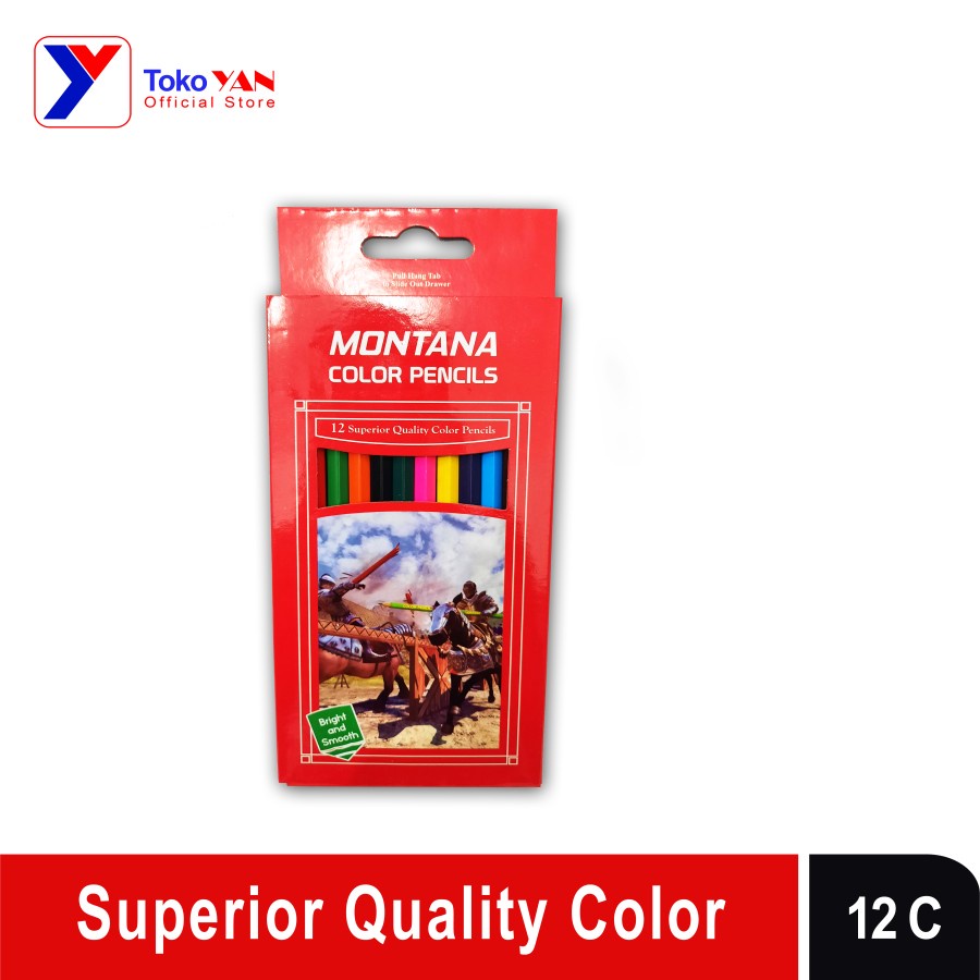 

Color Pencil / Pensil Warna Montana TH-700 / 12 Warna