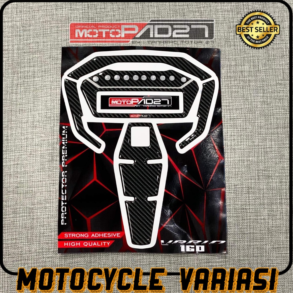 MOTOPAD27 Sticker stiker antigores spidometer NEW HONDA VARIO 160 Resin Timbul Premium Presisi